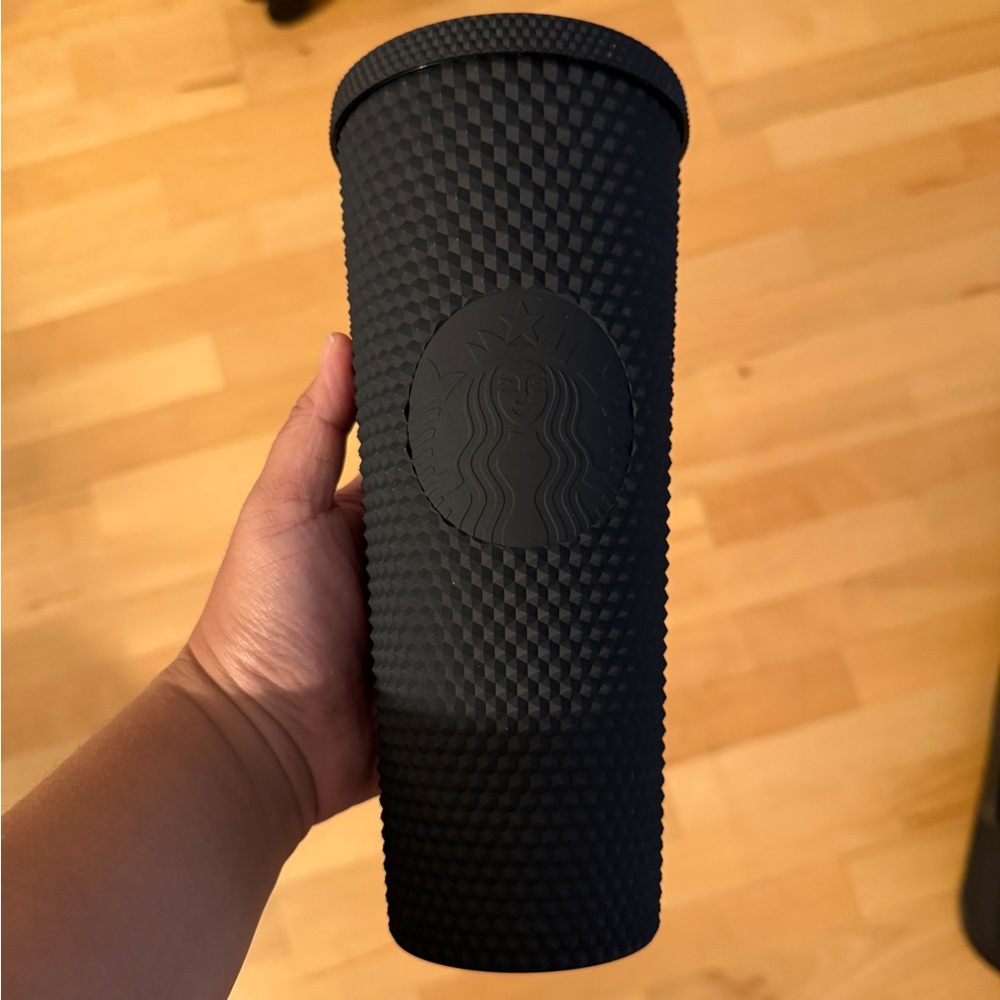 Starbucks Matte Black Textured Tumbler